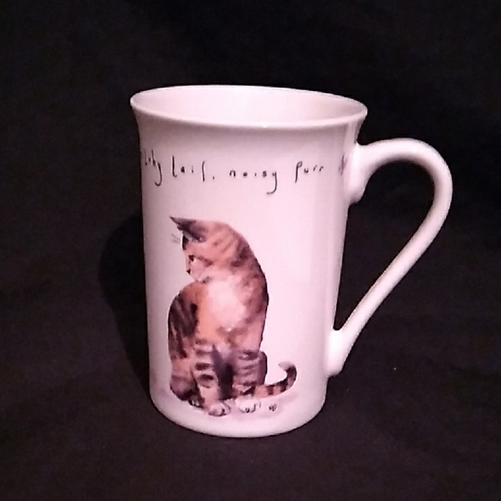 Kent Potery Curious Nose Cat Coffee Cup (B3)